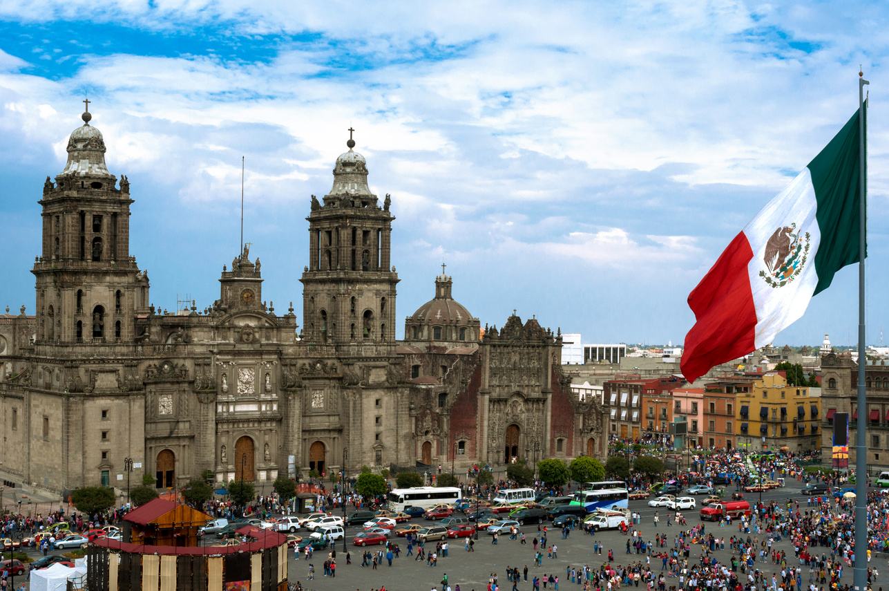 Zocalo Square in Mexico City